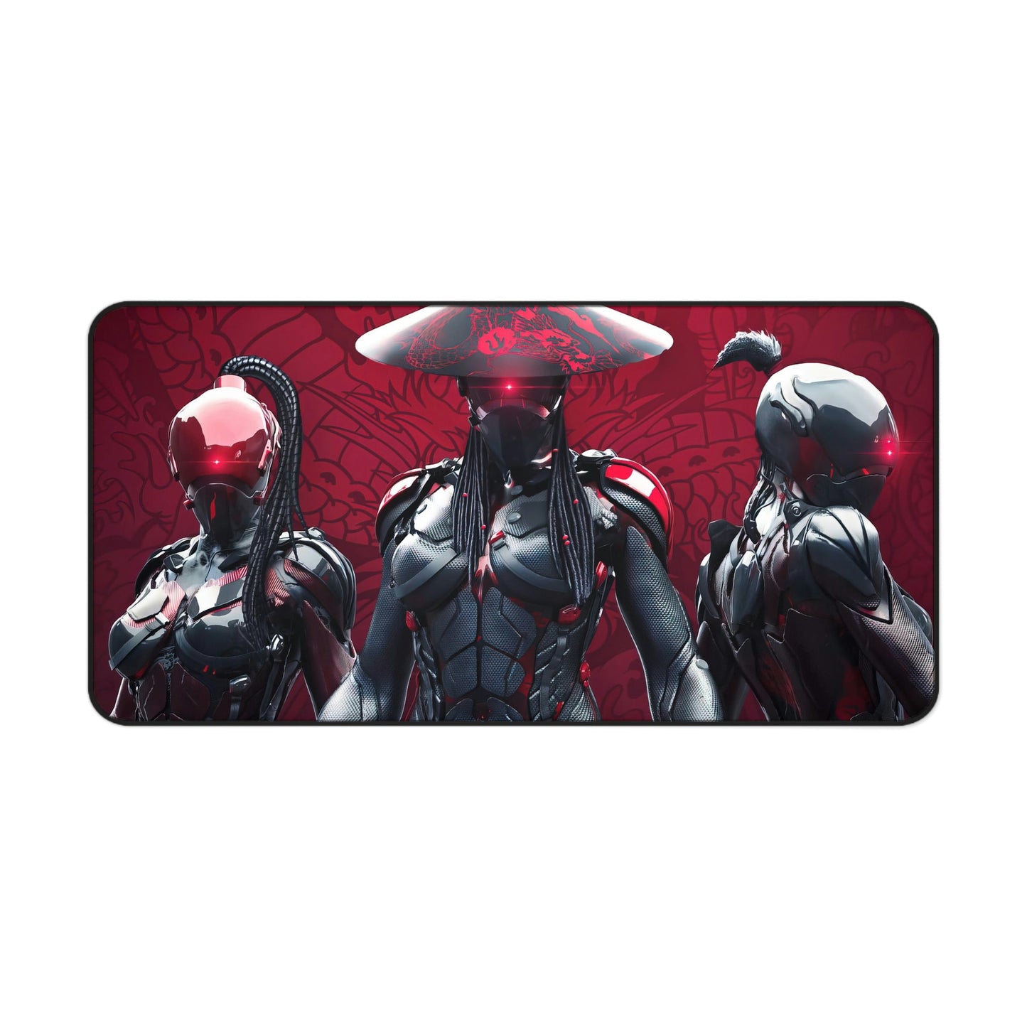Cyberpunk Warrior Gaming Mouse Pad