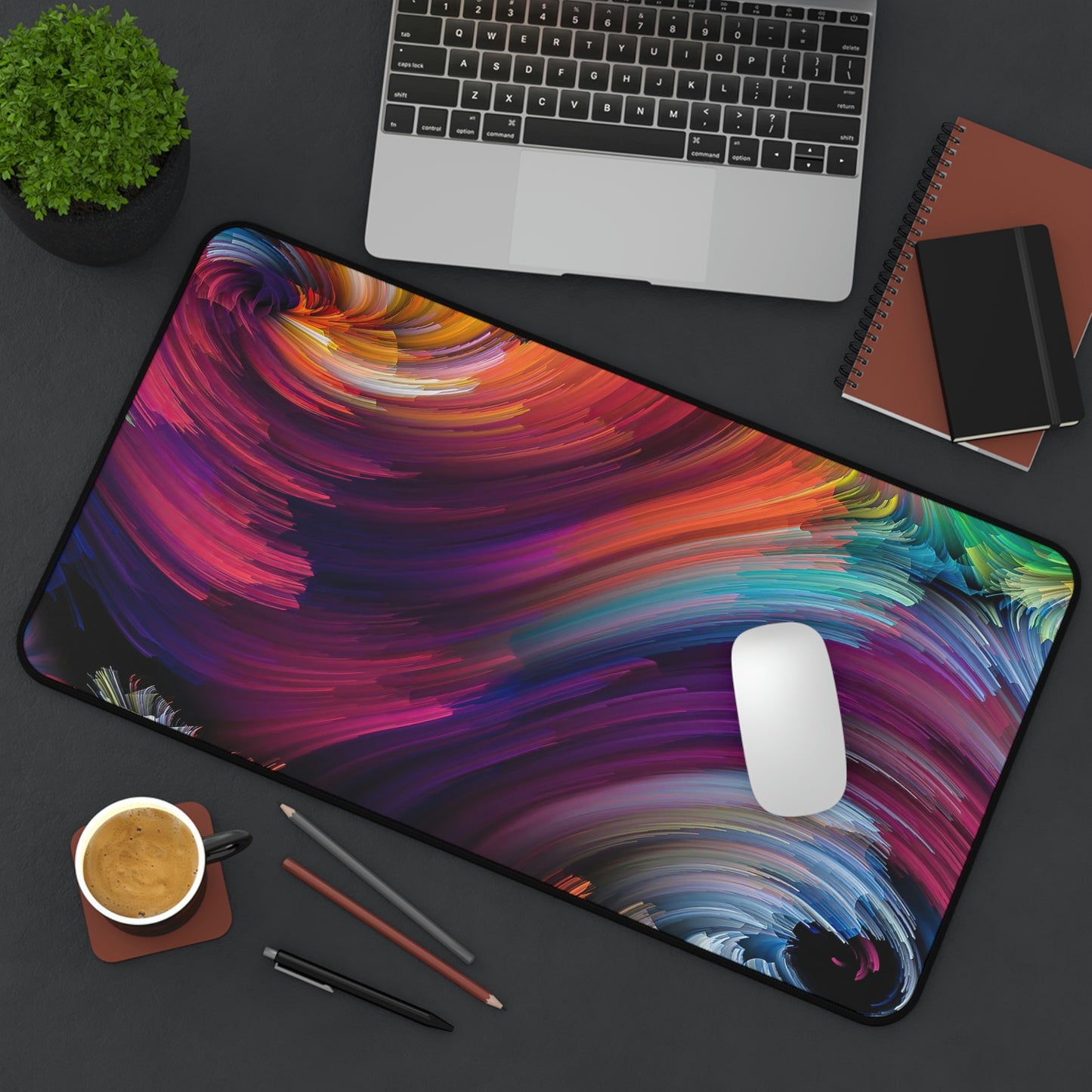 Abstract Swirl Gaming Mouse Pad