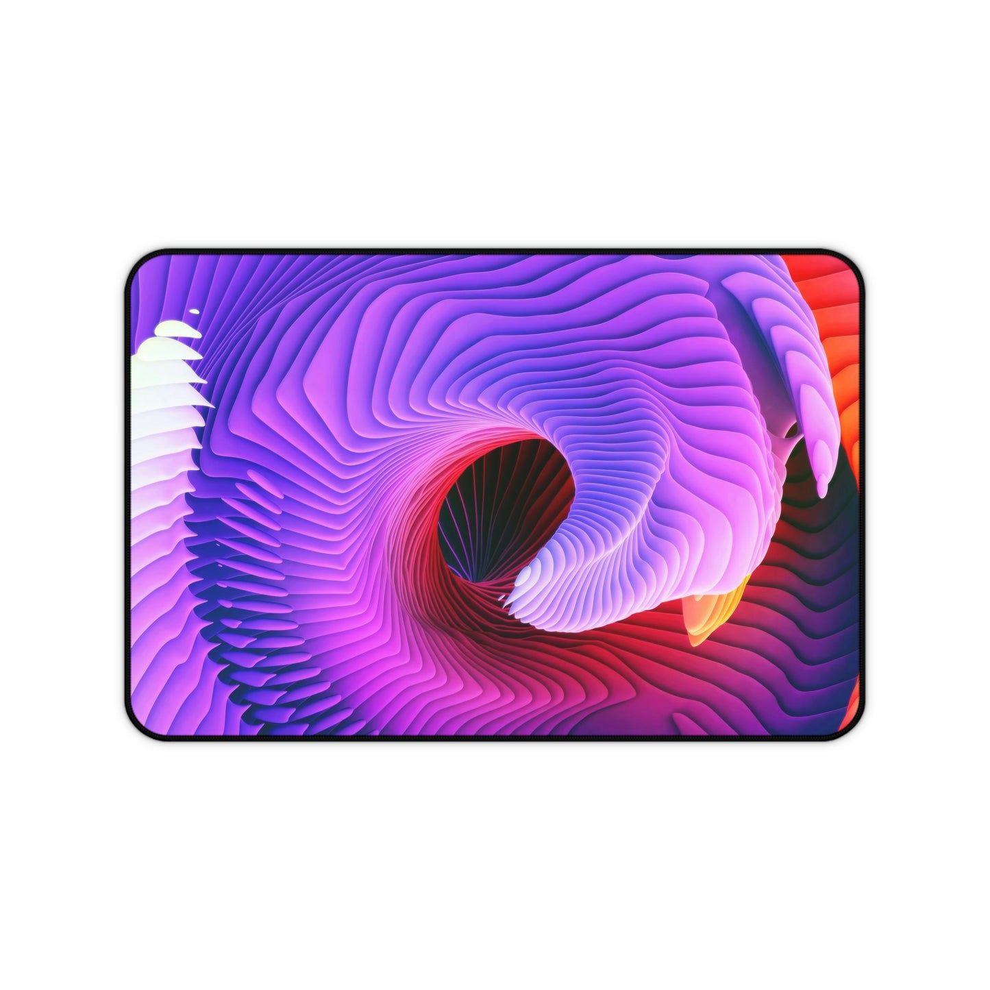 Colorful Abstract Wave Gaming Mouse Pad