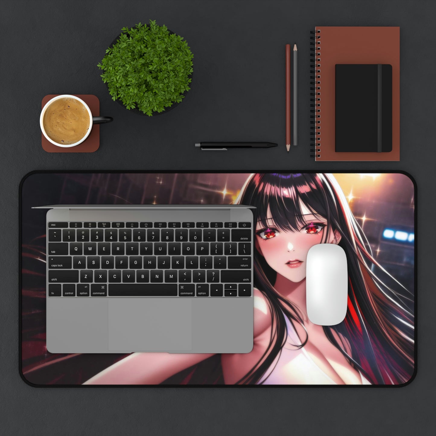 Beautiful Girl Anime Mouse Pad