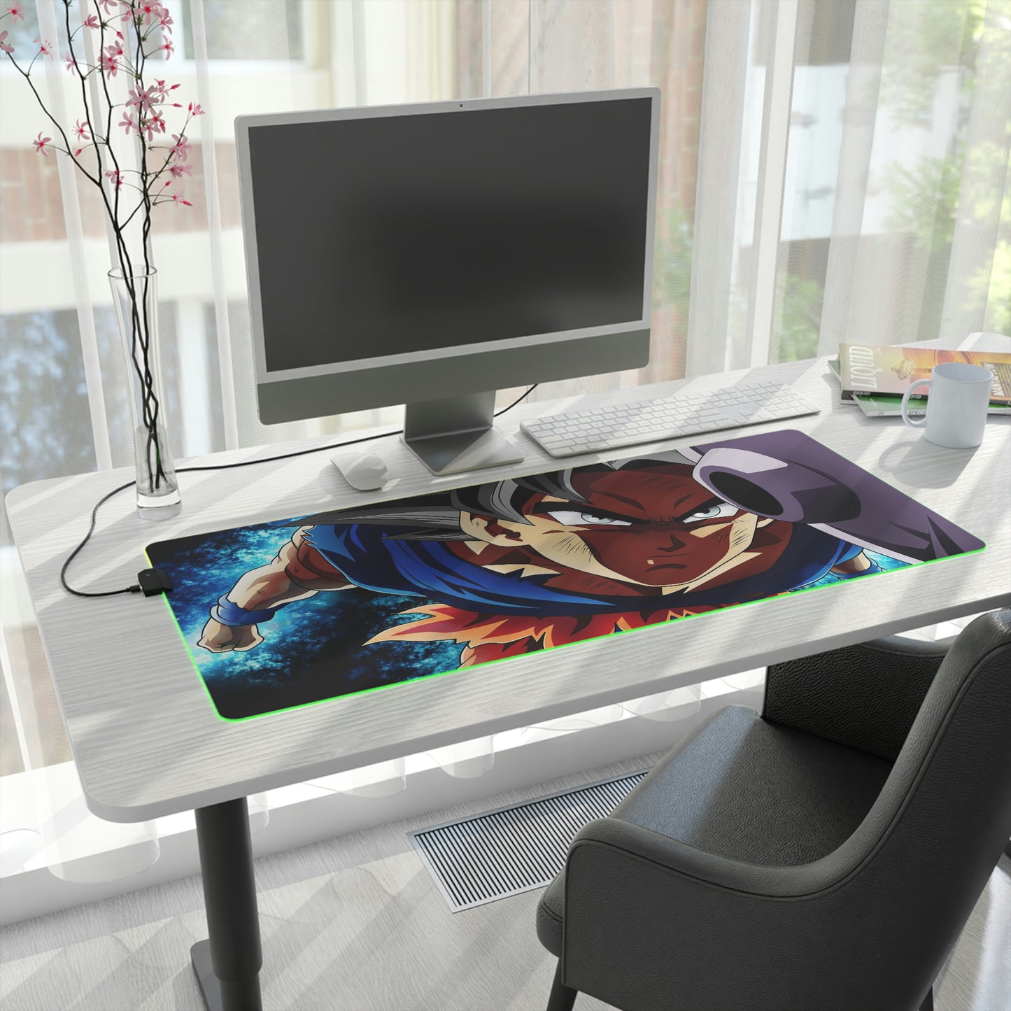 Goku Fight RGB Mouse Pad