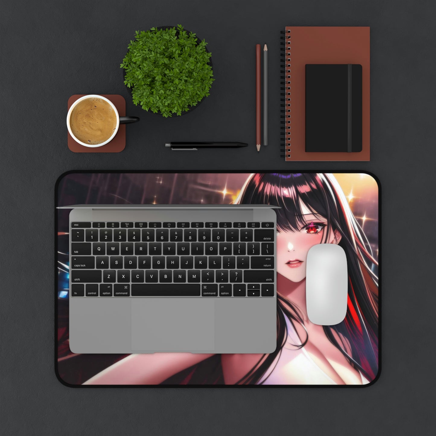 Beautiful Girl Anime Mouse Pad