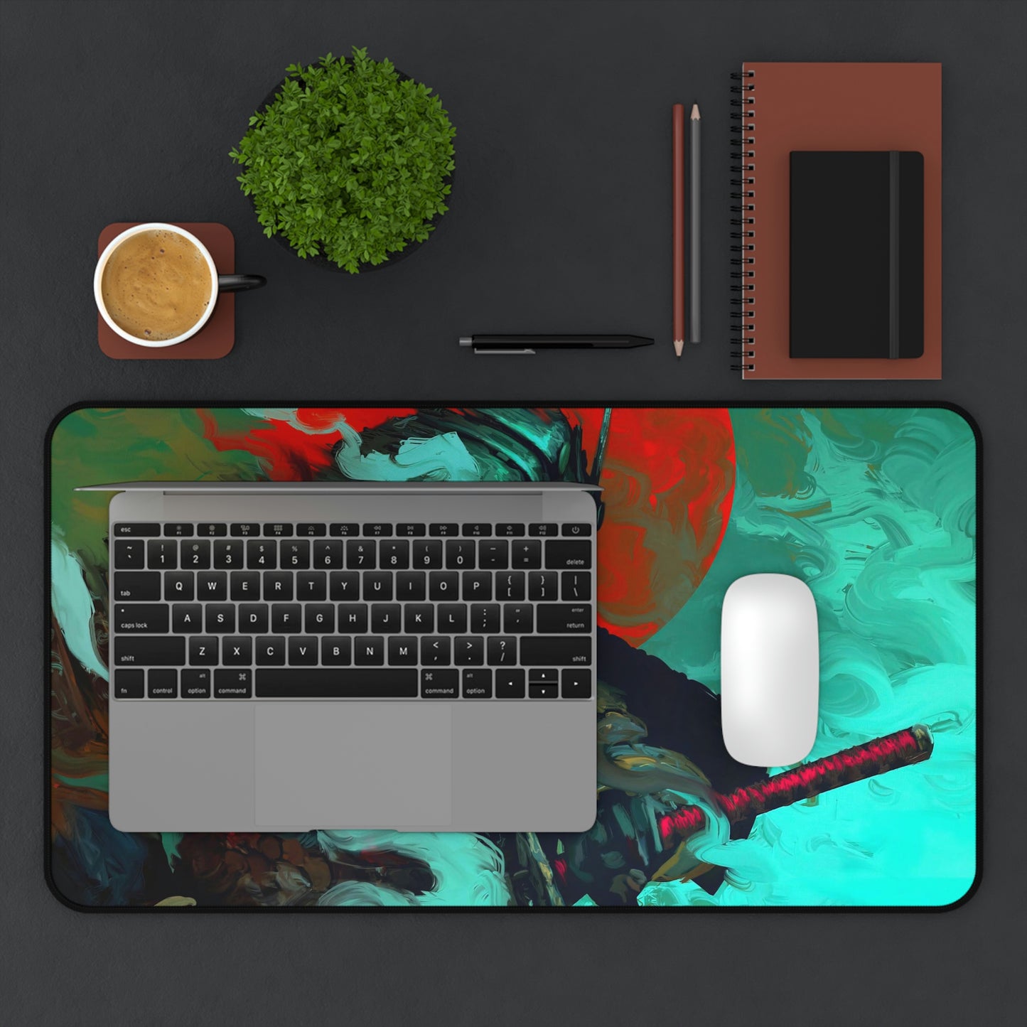 Fantasy Samurai Gaming Mouse Pad