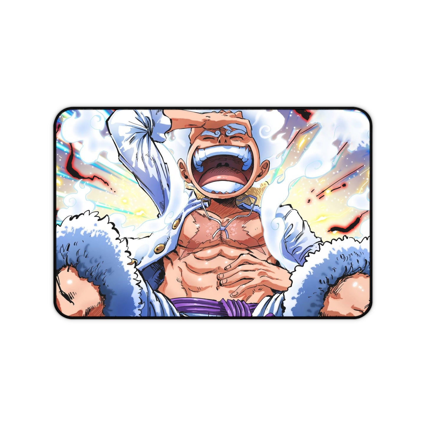 Luffy Gear 5 Laughing Anime Mouse Pad