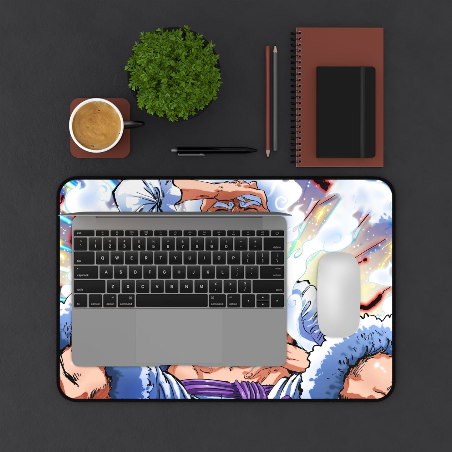 Luffy Gear 5 Laughing Anime Mouse Pad