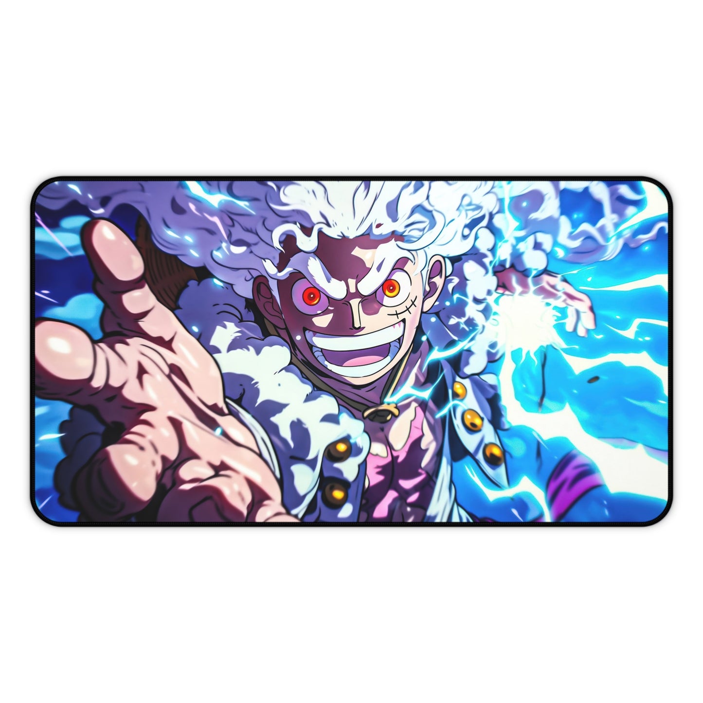 Luffy Gear 5 Lightning Anime Mouse Pad