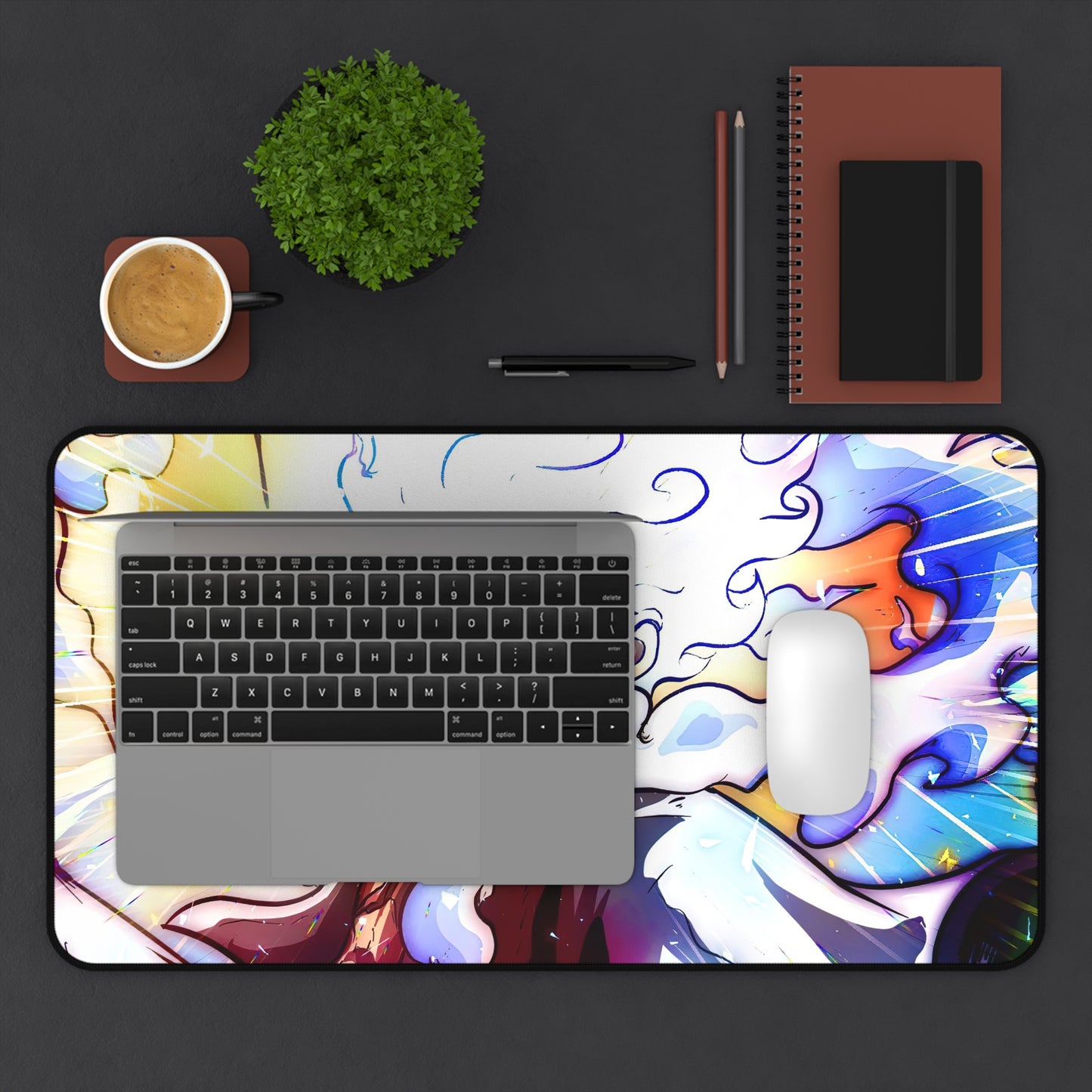 Luffy Gear 5 Sun God Nika Anime Mouse Pad