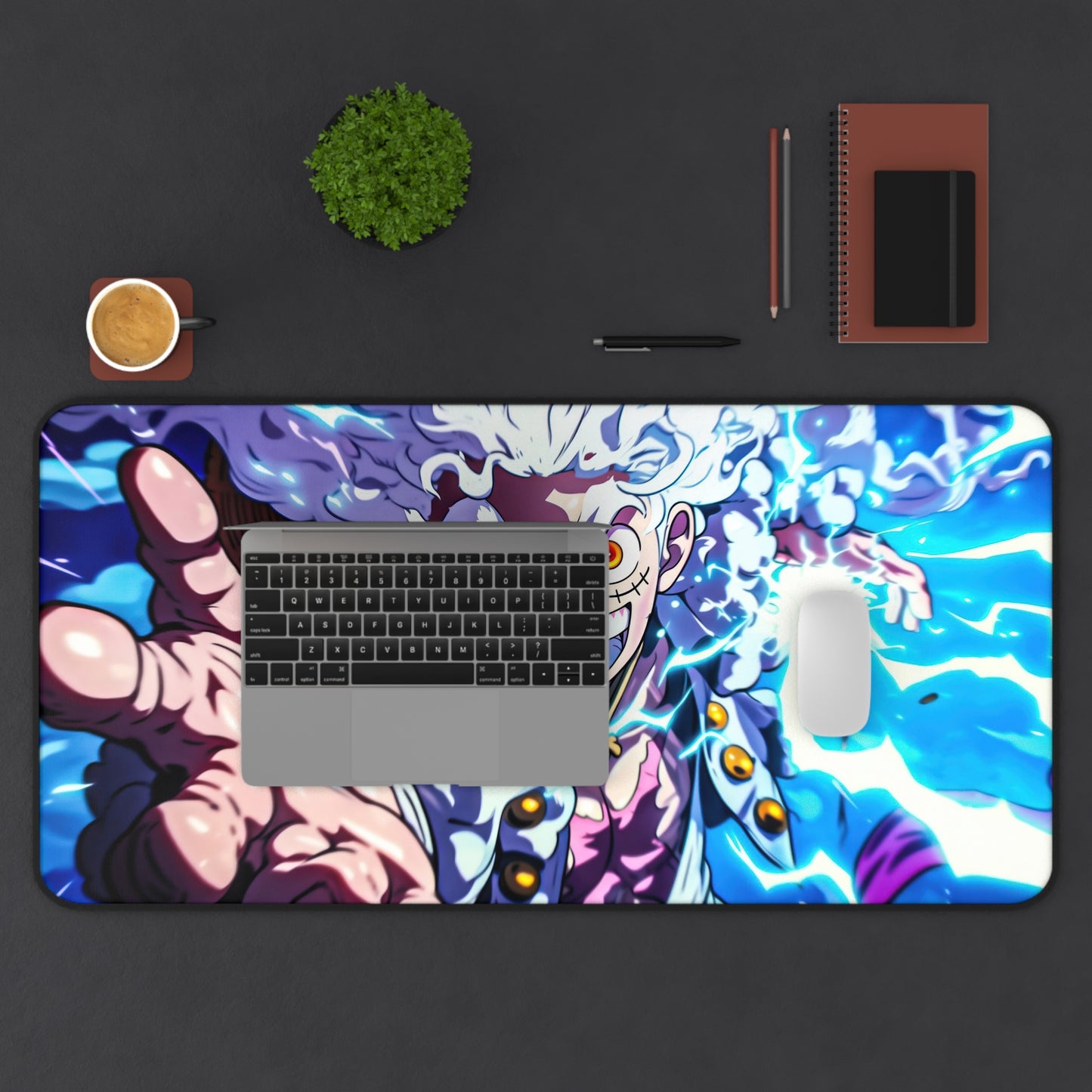 Luffy Gear 5 Lightning Anime Mouse Pad