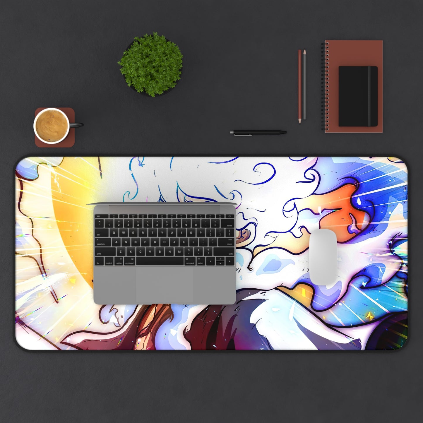 Luffy Gear 5 Sun God Nika Anime Mouse Pad