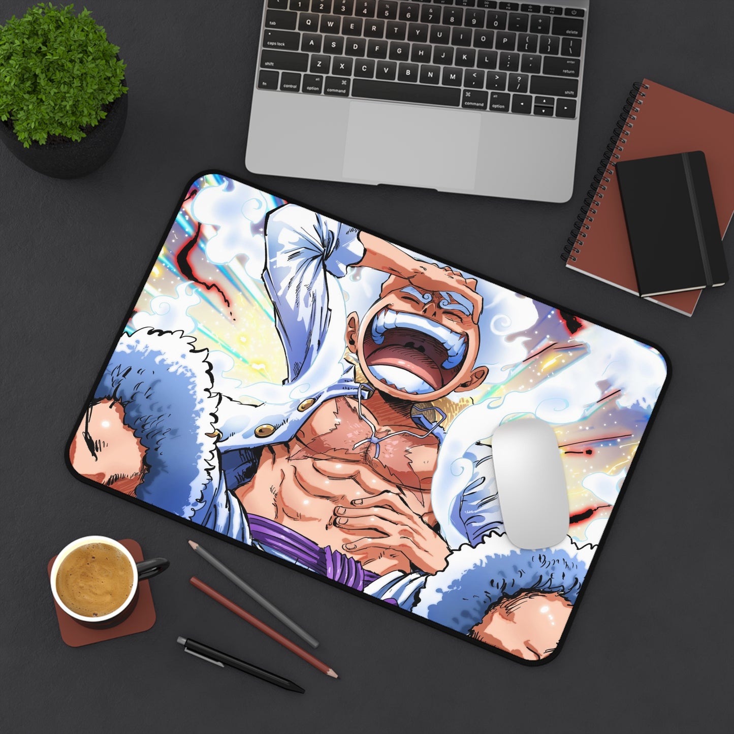 Luffy Gear 5 Laughing Anime Mouse Pad