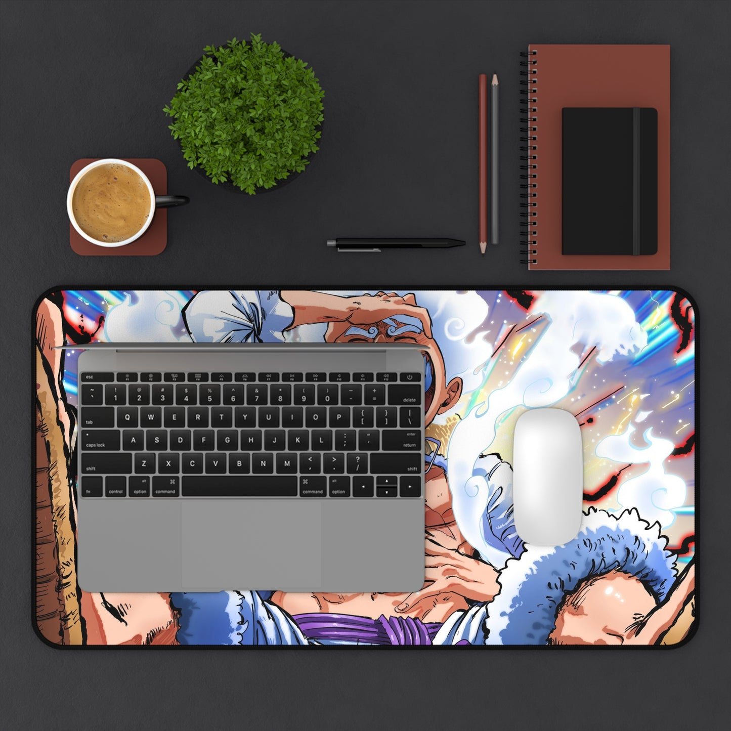 Luffy Gear 5 Laughing Anime Mouse Pad