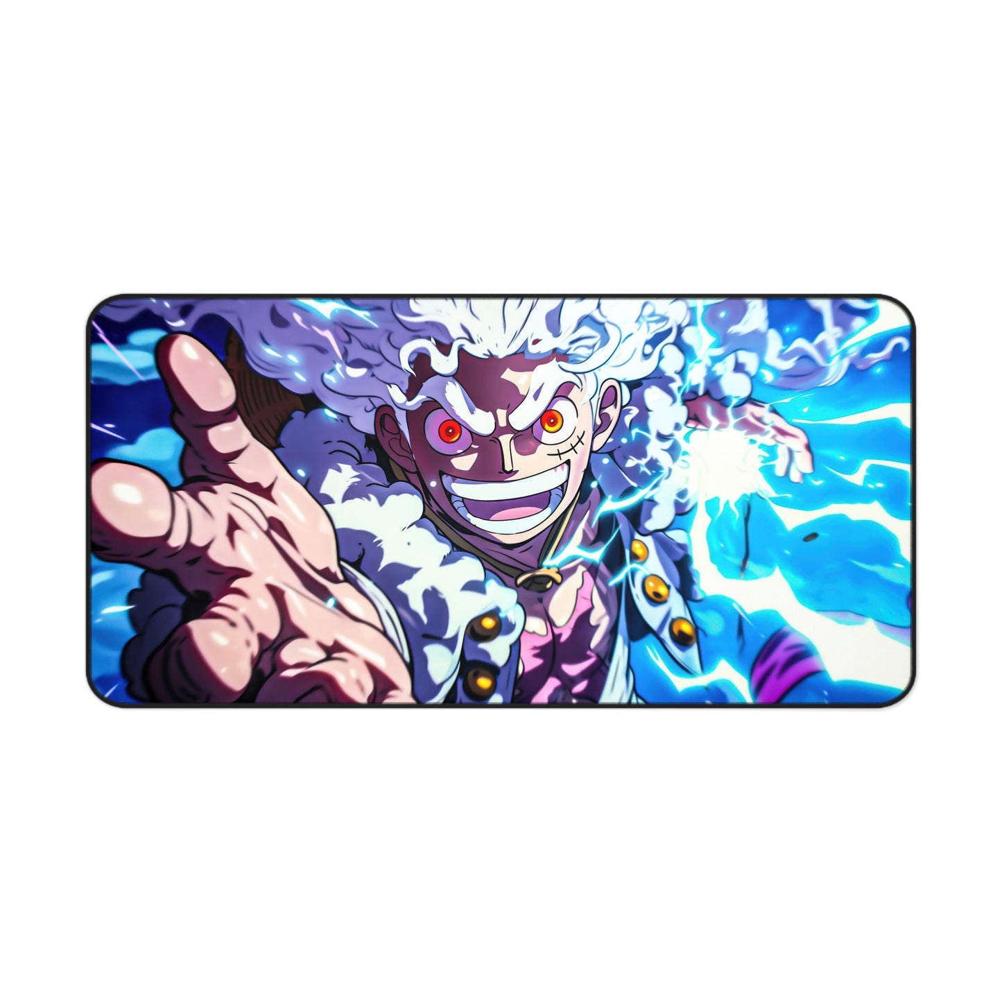 Luffy Gear 5 Lightning Anime Mouse Pad