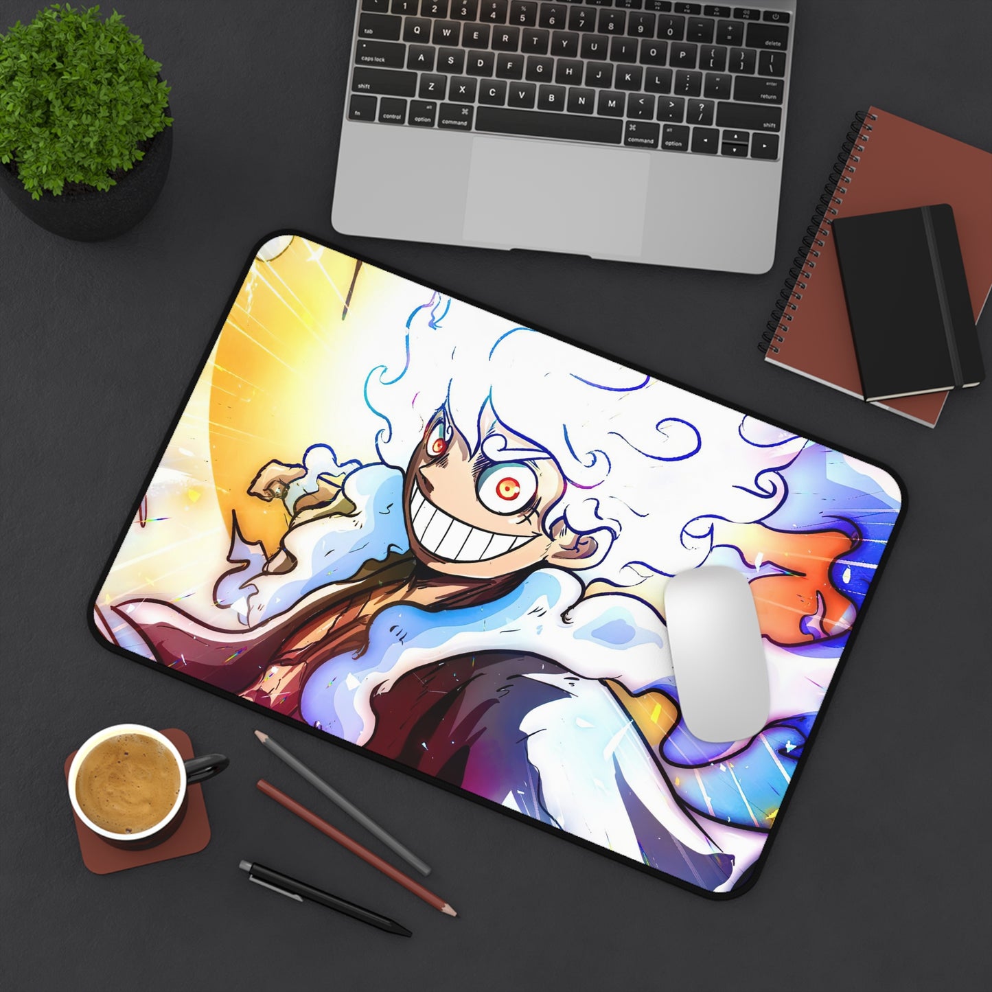 Luffy Gear 5 Sun God Nika Anime Mouse Pad