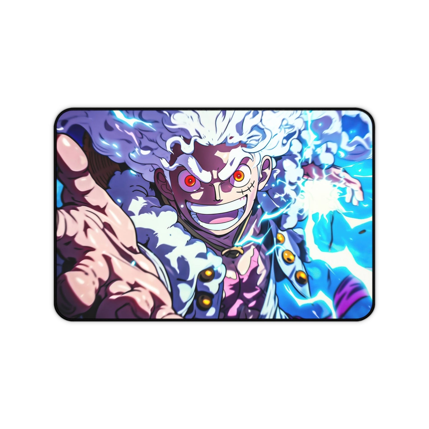 Luffy Gear 5 Lightning Anime Mouse Pad