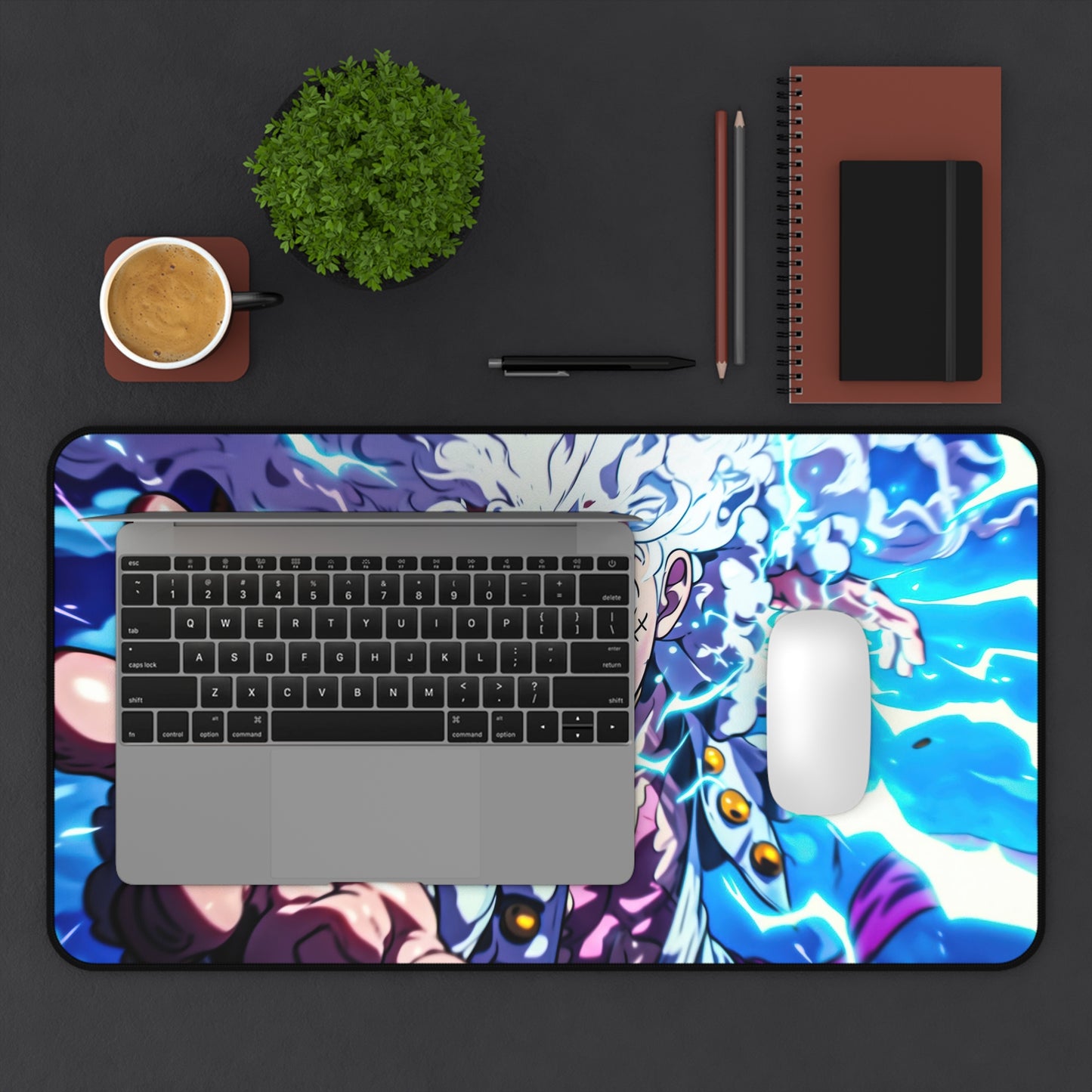 Luffy Gear 5 Lightning Anime Mouse Pad