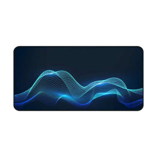 Neon Blue Gaming Mouse Pad