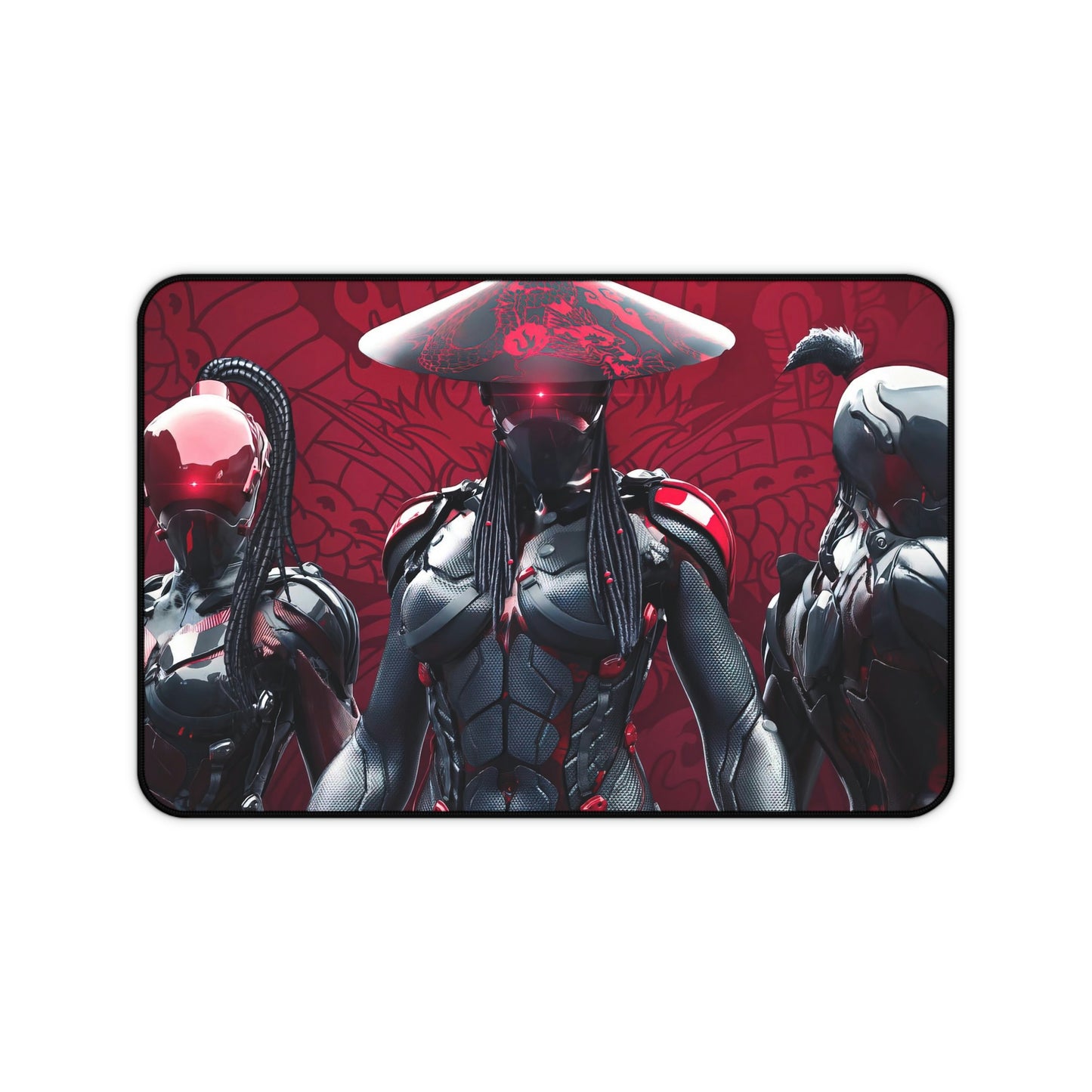 Cyberpunk Warrior Gaming Mouse Pad