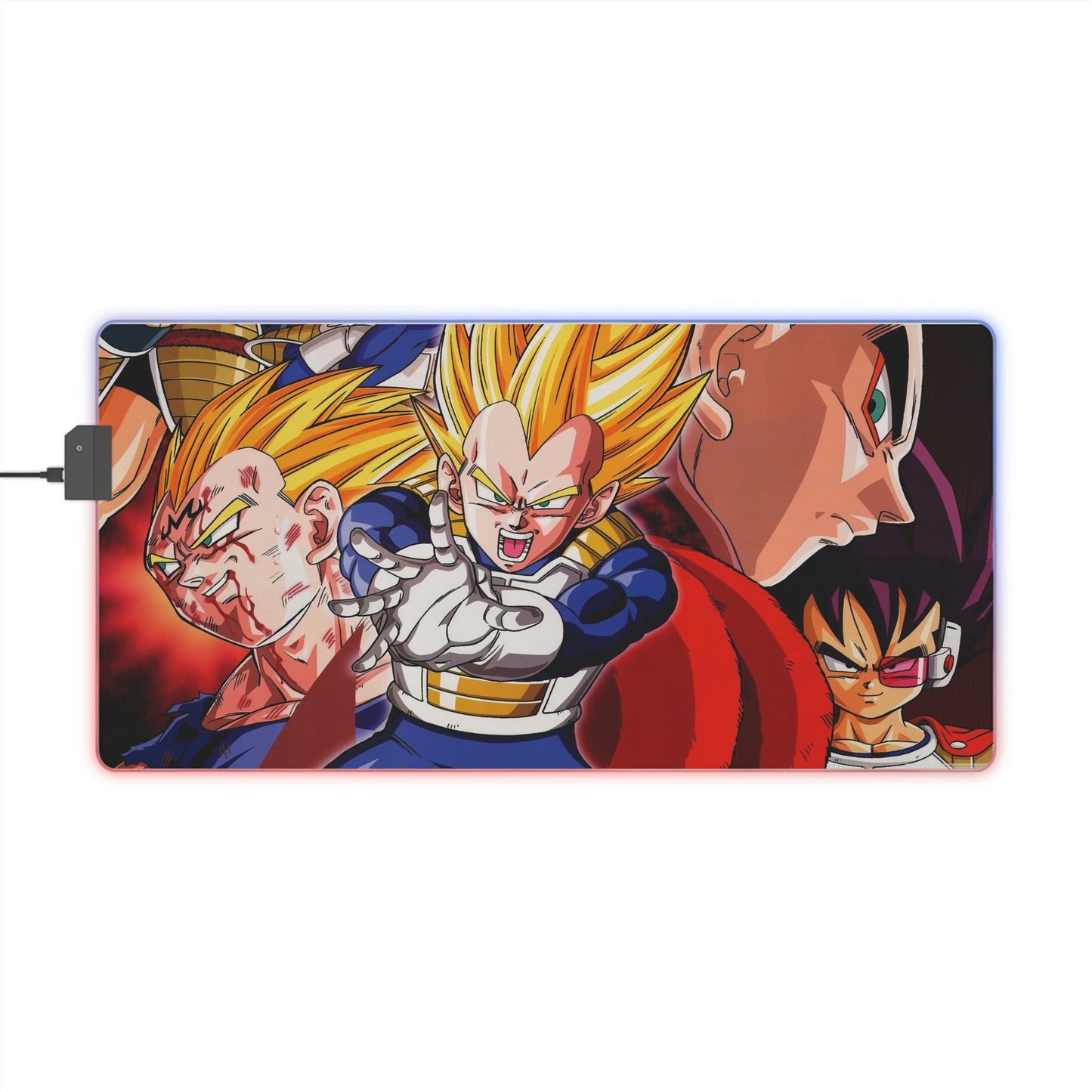 Vegeta Saiyan RGB Mouse Pad