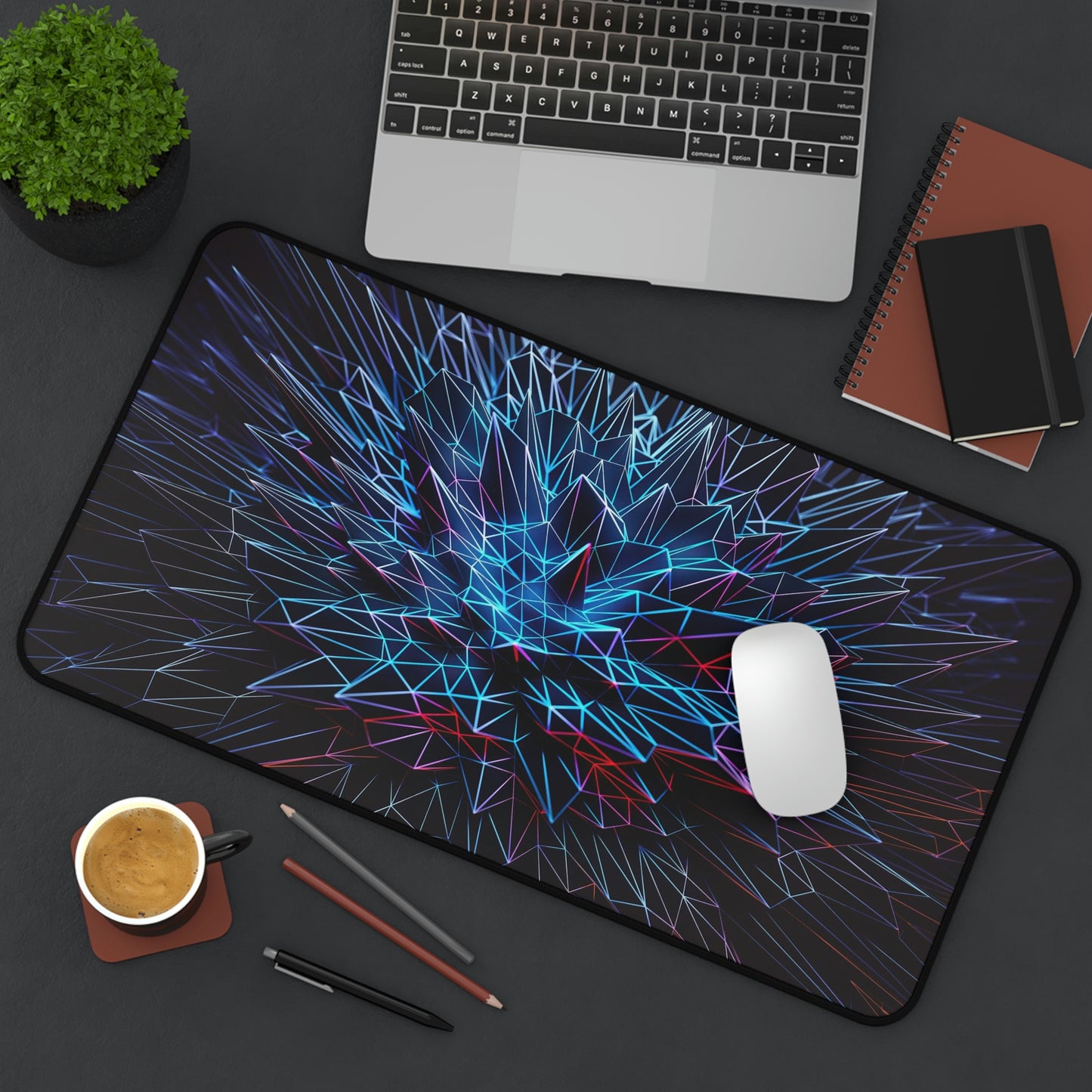 Abstract Polygon Gaming Mouse Pad