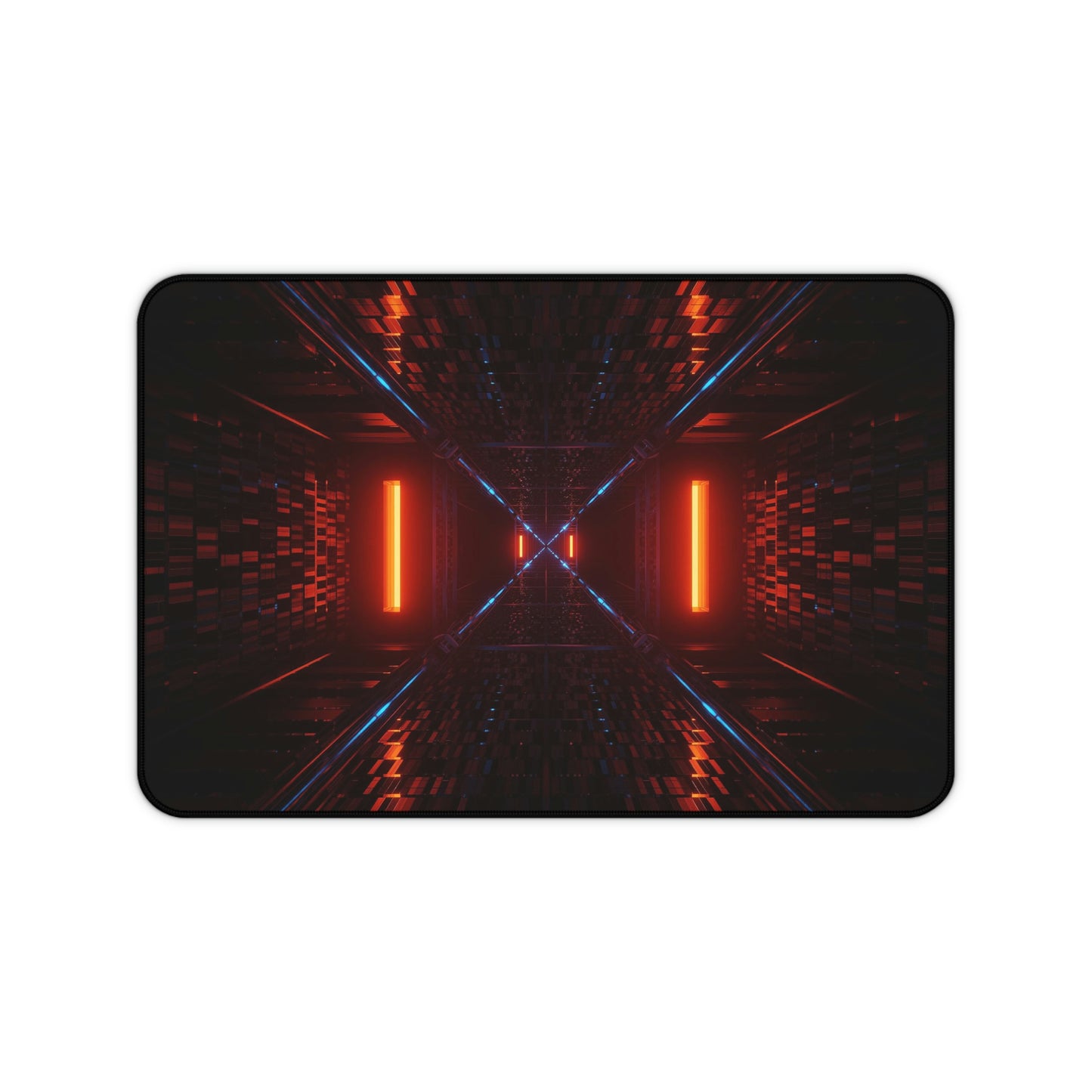 Neon Futuristic Gaming Mouse Pad