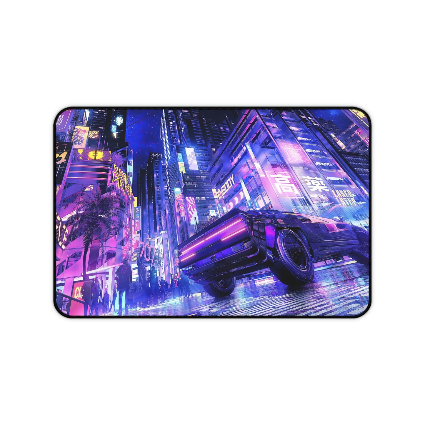 Night City Car Gaming Mouse Pad