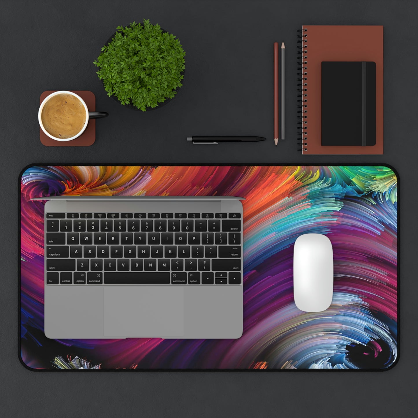 Abstract Swirl Gaming Mouse Pad