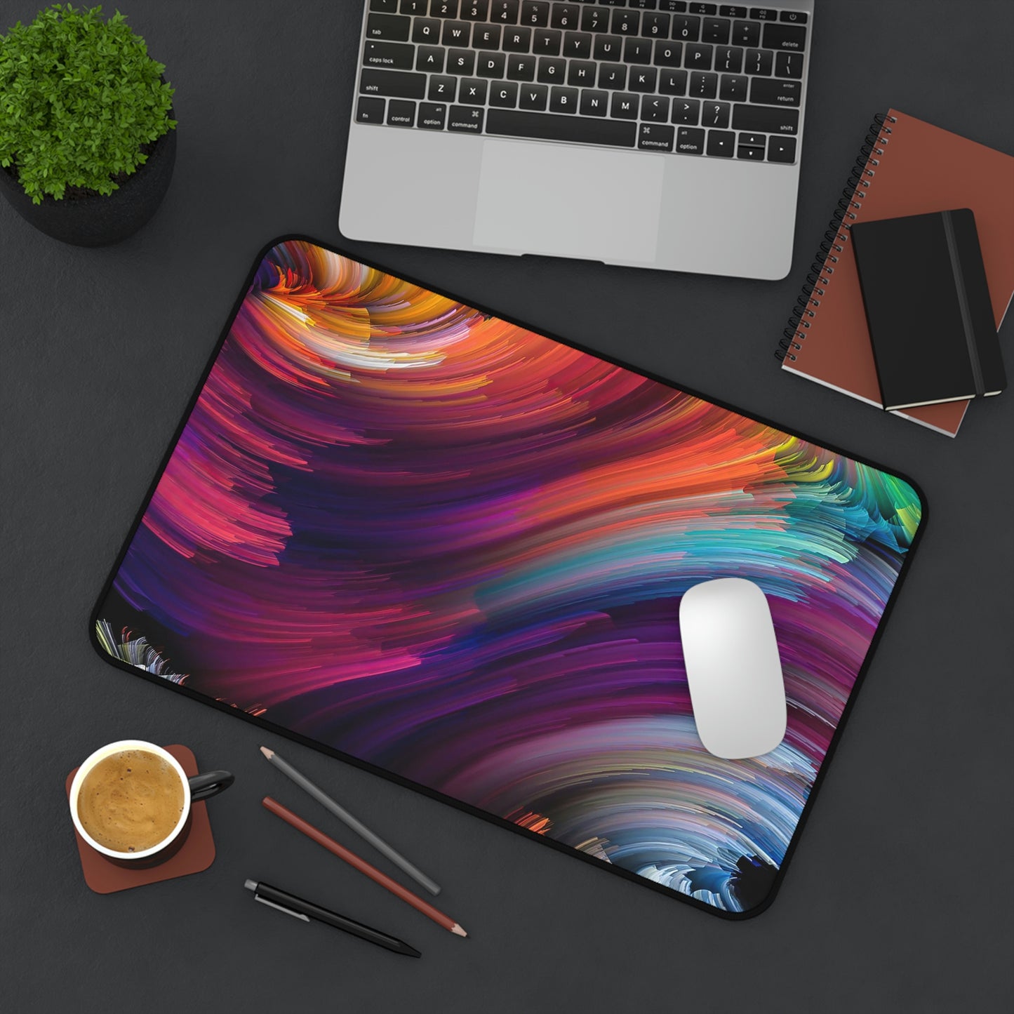 Abstract Swirl Gaming Mouse Pad