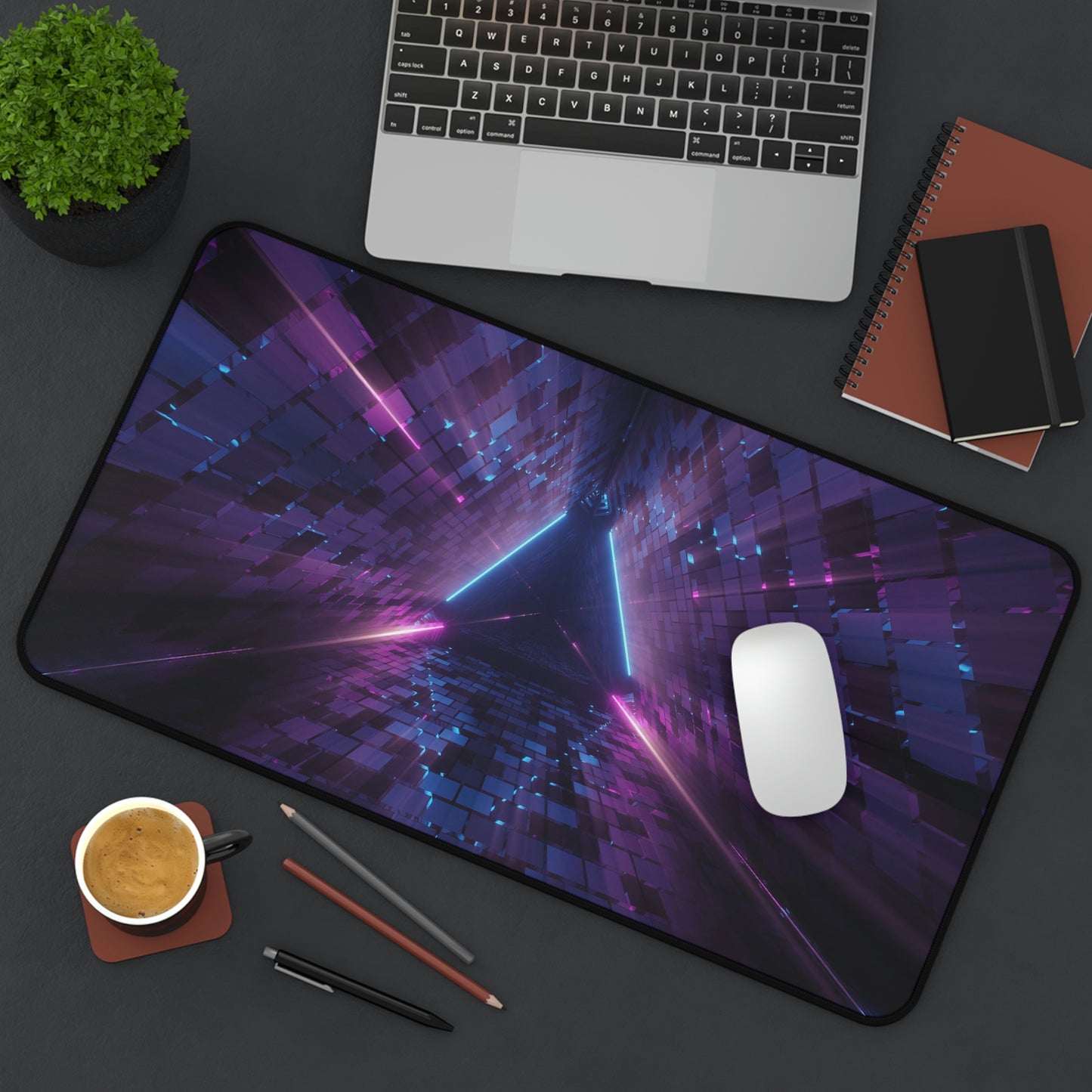 Neon Laser Gaming Mouse Pad